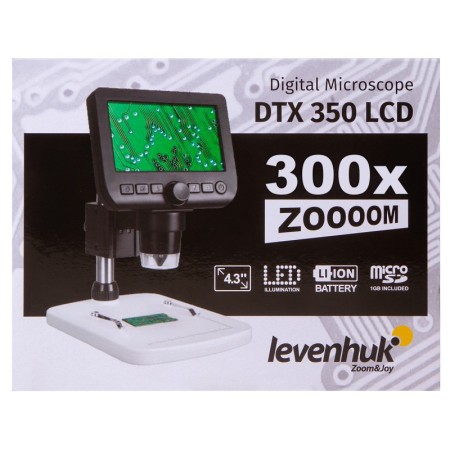 Dtx 350 lcd levenhuk digital microscope