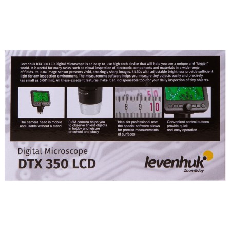 Dtx 350 lcd levenhuk digital microscope