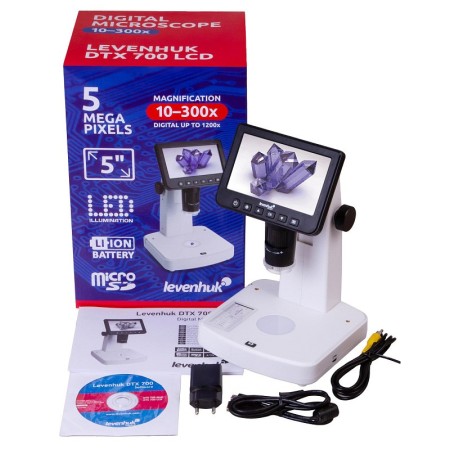 Dtx 700 lcd levenhuk digitale microscoop