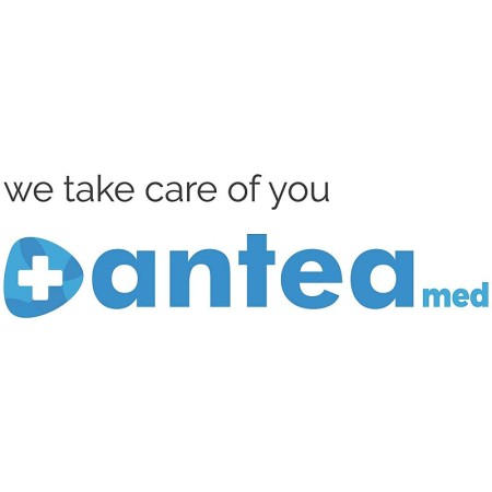 Andador de aluminio plegable rojo con 4 ruedas