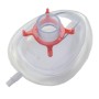 Disposable anesthesia mask tg. 4 - adult - red