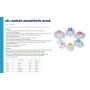 Disposable anesthesia mask tg. 0 - newborn - white