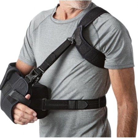 Donjoy ultrasling pro 15° shoulder brace with abduction cushion