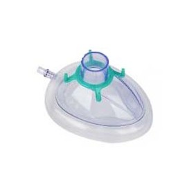 Disposable anesthesia mask tg. 3 - Large Child - Green