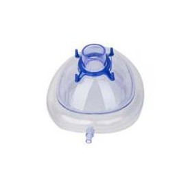 Disposable anesthesia mask tg. 5 - Adult Large - Blue