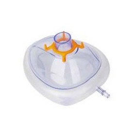 Disposable anesthesia mask tg. 6 - Extra Large Adult - Orange