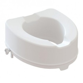 Anatomical toilet seat with side fixings - 14 cm