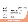 Monocryl plus suture 2-0 MCP4170H SH 70 cm VIOLA- 2/0 ago 26 mm - 1 pz.
