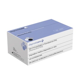 Prueba de gripe a/b - cassette para 24600 - pack 10 uds.