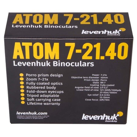 Binocolo levenhuk atom 7–21x40
