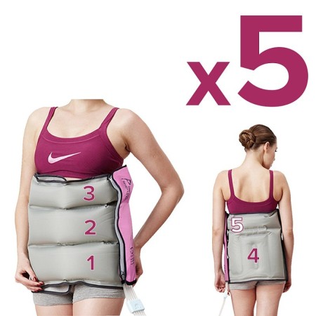 Kit estetica pressoestetica joysense 2.0 e 3.0 (fascia addominali/glutei + connettore singolo + sdoppiatore)