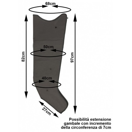 Sovrex leg warmer (without connector) for pressomassage
