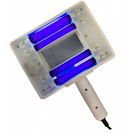 Manual lámpara de madera de 4 tubos 