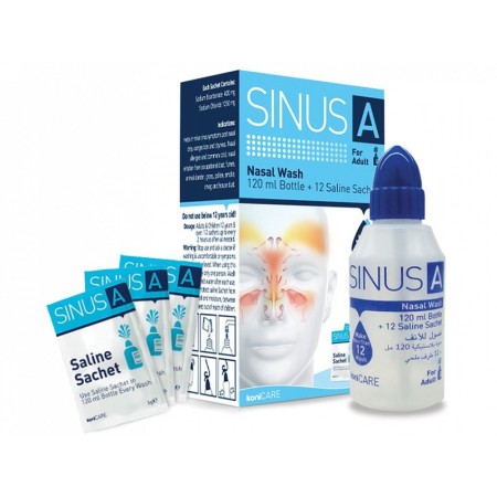 Sinus a - nasenspülset 120 ml für erwachsene