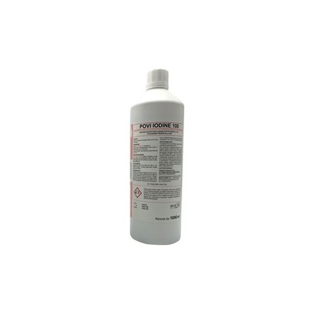 Povi-jod 100 antiseptisk middel - 1000 ml - biocid - sælges kun i italien
