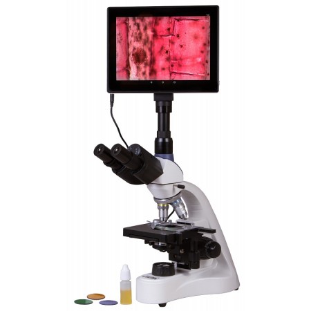 Microscopio trinoculare digitale Levenhuk MED D10T LCD