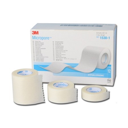 Micropore 3m 1530 - 2 - h 51 mm x 9,14 m - 6 role