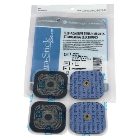 Tlačítkové elektrody compex dura-stick plus 5x5 cm - 4 ks.