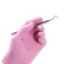 Guanti in nitrile senza polvere rosa emnp - palmpro expert 668 - 100 pz.