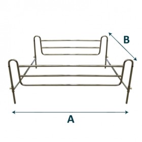 Barra de cama ajustable universal