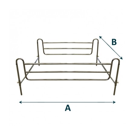 Barra de cama ajustable universal