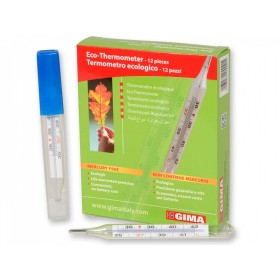 Neues ökologisches Thermometer gima - Packung 12 Stk.