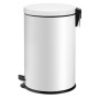 Premium Stainless Steel Pedal Bin Perfetto 12l White