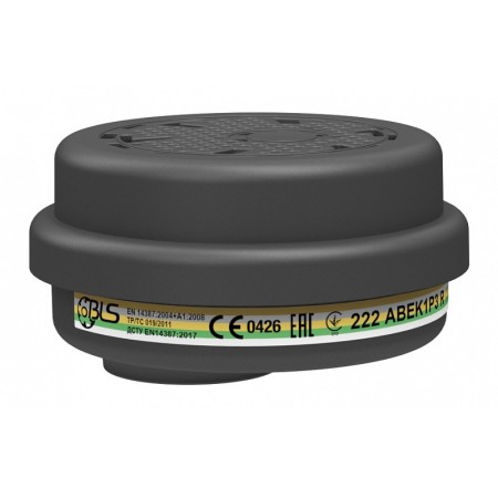 Filtri bls 222 con protezione abek1p3 r, classe 1 e polvere - 8 filtri