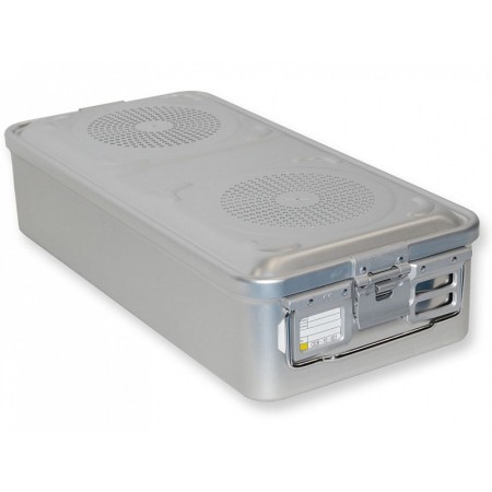 Container with large filter h 135 mm - grey