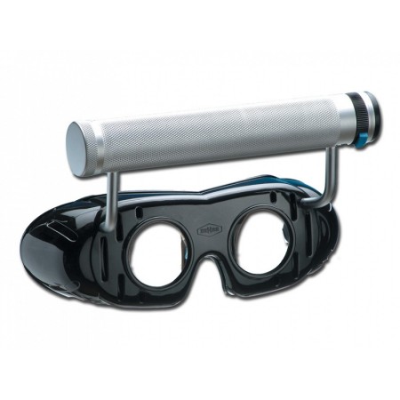 Battery-operated nystagmus glasses - black