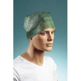 Cap with back elastic in soft and breathable TNT - 100 pcs.