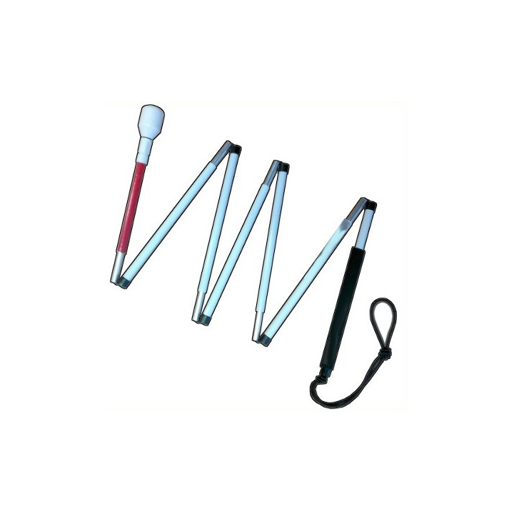 Bastone bianco canadese in grafite, slim