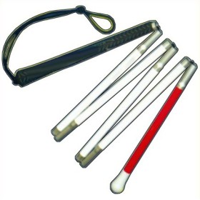 Drążek aluminiowy 5 lub 6-sekcyjny - wymienna końcówka tech fixed