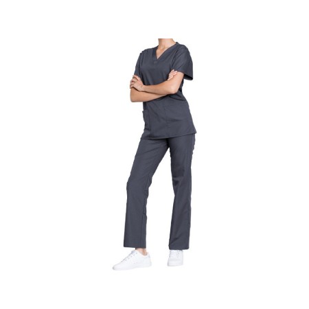 Conjunto de túnica y pantalón cherokee originals - unisex l - color peltre