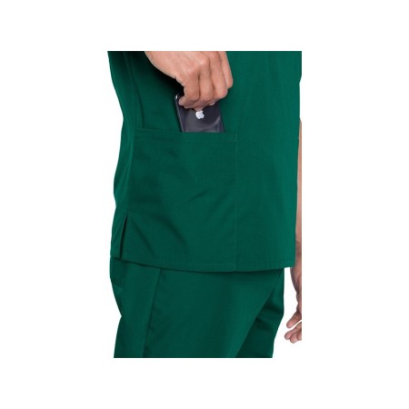 Conjunto de túnica y pantalón cherokee originals - unisex s - verde cazador