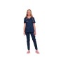 Cherokee revolution faux cross tunic - woman xs - navy blue