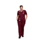 Cherokee revolution tuniek met imitatiekruis - dames xs - bordeaux