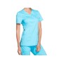 Túnica de cruz artificial de la revolución cherokee - mujer xxs - turquesa