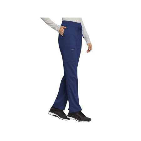 Pantaloni con coulisse cherokee revolution - donna xs - blu marino