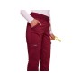 Kalhoty cherokee revolution pull-on - dámské l - burgundské