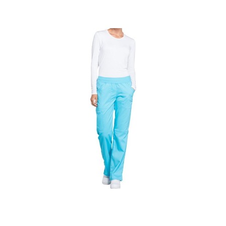 Pantaloni pull-on cherokee revolution - donna s - turchese