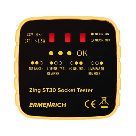 Ermenrich zing st30 stopcontacttester