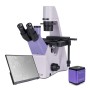 Microscopio biologico invertito digitale magus bio vd300 lcd