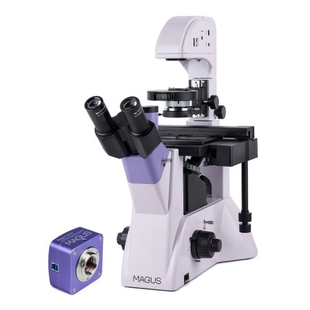 Microscopio biologico invertito digitale magus bio vd350