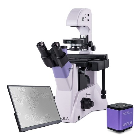 Magus bio vd350 lcd digital inverted biological microscope