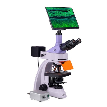 Microscopio de fluorescencia digital magus lum d400l lcd