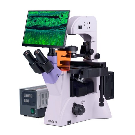 Magus lum vd500 lcd digitale omgekeerde fluorescentiemicroscoop