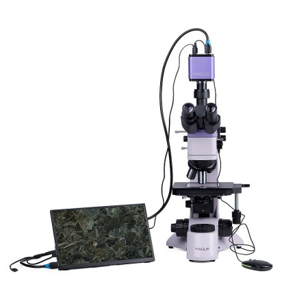 Microscopio metalográfico digital magus metal d600 bd lcd