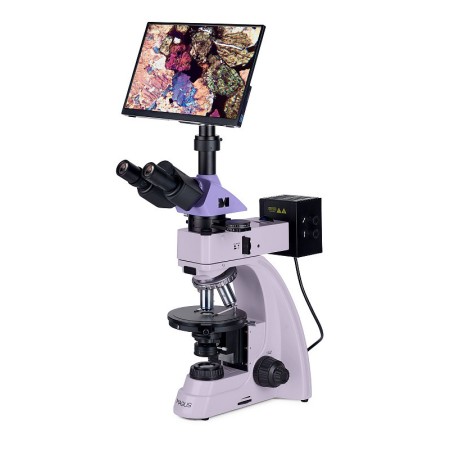 Microscopio polarizzatore digitale magus pol d850 lcd