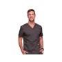 Cherokee revolution v-neck tunic - men s - pewter color